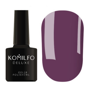 Гель-лак Komilfo Deluxe Series №D106 (светло-баклажановый, эмаль), 8 мл