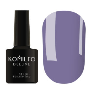 Гель-лак Komilfo Deluxe Series №D117 (приглушенный светло-синий, эмаль), 8 мл