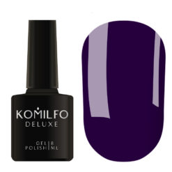 Gel polish Komilfo Deluxe Series D129 (muted, dark blue, enamel), 8 ml