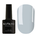 Гель-лак Komilfo Deluxe Series №D137 (светлый серо-голубой, эмаль), 8 мл