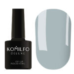 Gel Polish Komilfo Deluxe Series D138 (gray-blue, enamel), 8 ml