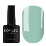Гель-лак Komilfo Deluxe Series №D144 (бледно-бирюзовый, эмаль), 8 мл