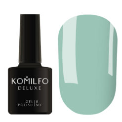 Гель-лак Komilfo Deluxe Series №D144 (бледно-бирюзовый, эмаль), 8 мл
