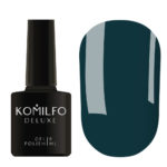 Gel Polish Komilfo Deluxe Series D155 (dark jade, enamel), 8 ml