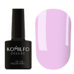 Gel Polish Komilfo Deluxe Series D184 (light lilac-purple, enamel), 8 ml