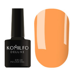 Гель-лак Komilfo Deluxe Series №D198 (насыщенный персиковый, эмаль), 8 мл