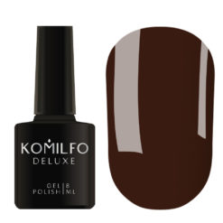 Гель-лак Komilfo Deluxe Series №D216 (темно-коричневый, эмаль), 8 мл