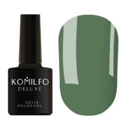 Гель-лак Komilfo Deluxe Series №D218 (приглушений зеленувато-бірюзовий, емаль), 8 мл