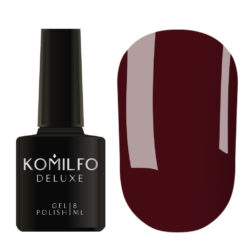 Гель-лак Komilfo Deluxe Series №D230 (коричнево-бордовый, эмаль), 8 мл