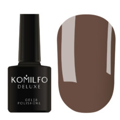 Gel polish Komilfo Deluxe Series D234 (brown-gray, enamel), 8 ml