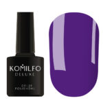 Gel Polish Komilfo Deluxe Series D254 (lilac blue, enamel), 8 ml
