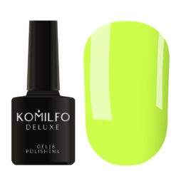Gel Polish Komilfo Deluxe Series D263 (saturated acid yellow, enamel), 8 ml