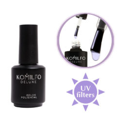 Komilfo No Wipe with Filters Top - топ для гель-лаку без ЛШ з УФ фільтрами, 15 мл