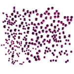 Komilfo стразы Amethyst, размер mix (1400 шт. в упаковке)