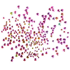 Komilfo rhinestones Rainbow, mix size (1400 pcs per pack)