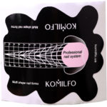 Komilfo Multi Shape Nail Forms 10 pcs — мультифункціональні форми для нарощування