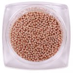 Komilfo бульонки (металлические) rose gold, 1 мм, 6 грамм