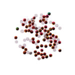 Komilfo стрази Rainbow Gold, розмір 3 (100 шт. в упаковці)