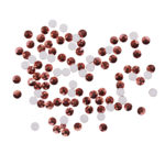 Komilfo Rose Gold rhinestones, size 10 (100 pieces in a package)