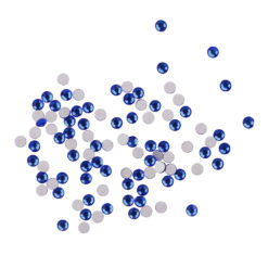 Komilfo стрази Cobalt, розмір 6 (100 шт. в упаковці)