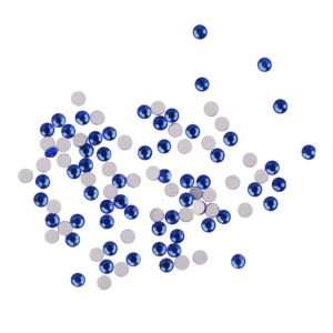 Komilfo стрази Cobalt, розмір 6 (100 шт. в упаковці)