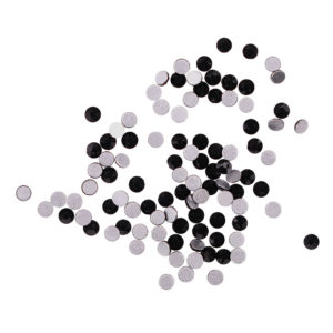 Komilfo стрази Jet Black, розмір 4 (100 шт. в упаковці)