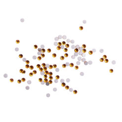 Komilfo rhinestones Topaz, size 4 (100 pcs per pack)