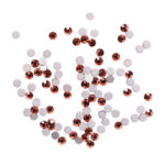 Komilfo rhinestones Rose Gold, size 4 (pack of 100)