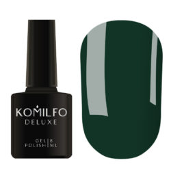 Гель-лак Komilfo Deluxe Series №D295 (зелений темний, емаль), 8 мл