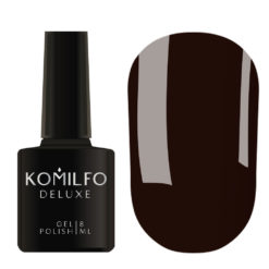 Гель-лак Komilfo Deluxe Series №D298 (коричневий темний, емаль), 8 мл