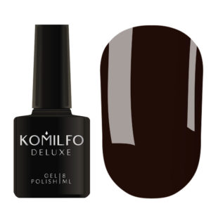 Гель-лак Komilfo Deluxe Series №D298 (коричневый темный, эмаль), 8 мл