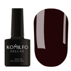 Гель-лак Komilfo Deluxe Series №D300 (чорно-бордовий, емаль), 8 мл