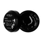 Gel paint WITHOUT sticky layer Komilfo No Wipe Gel Paint Black 001 (black), 5 ml