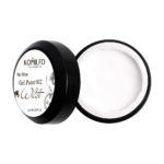 Gel paint WITHOUT sticky layer Komilfo No Wipe Gel Paint White 002 (white), 5 ml