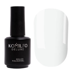 Gel Polish Komilfo Deluxe Series D002 (white porcelain, enamel), 15 ml