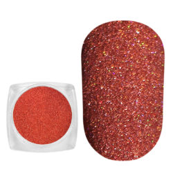 Komilfo spangles 013, size 0.08 mm, (orange hologram), E2.5 g
