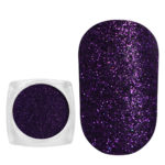 Komilfo spangles 043, size 0.08 mm, (purple), E 2.5 g