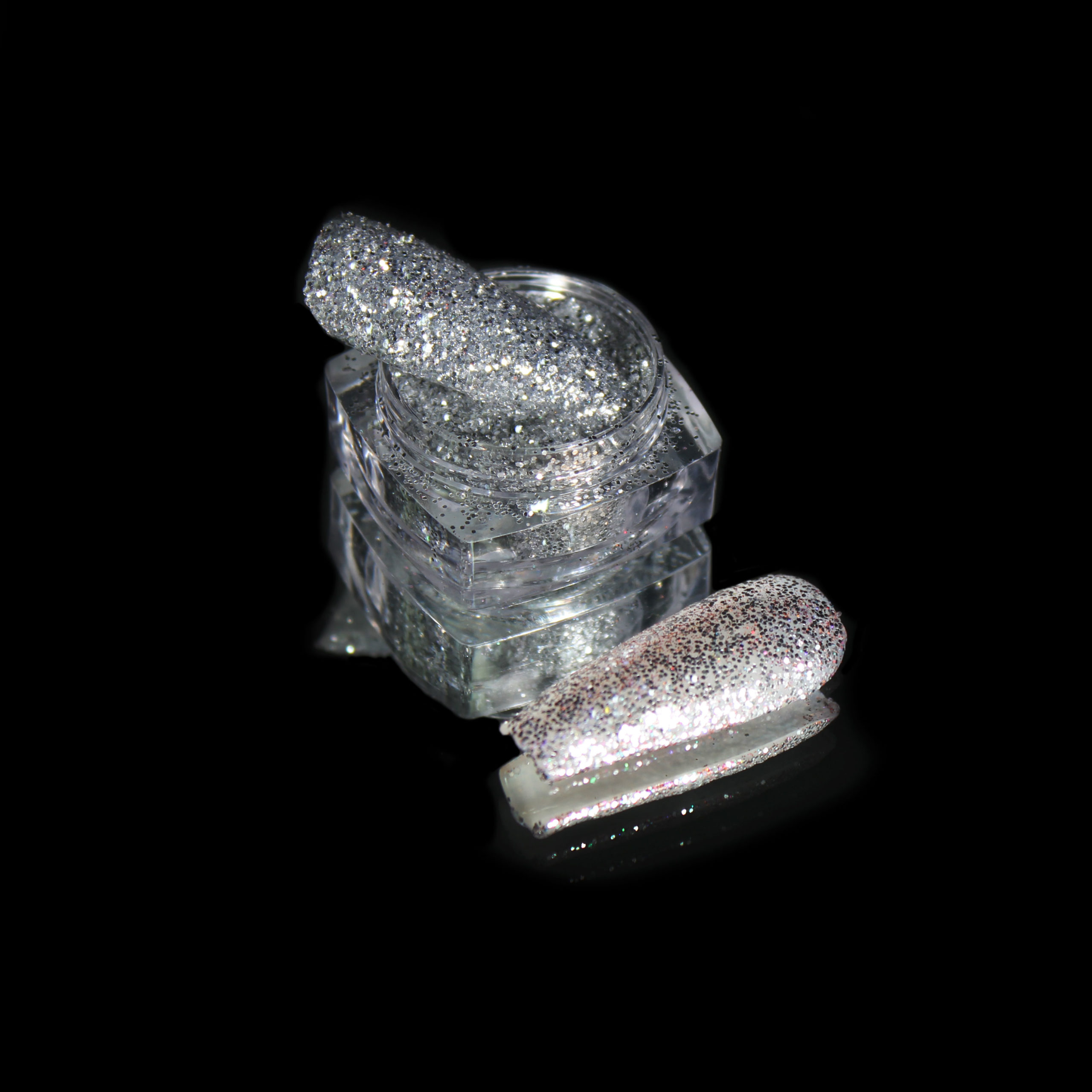 Gallery image of Komilfo блискітки 102G розмір 0,4 мм (срібло) E2,5 г
