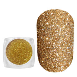 Komilfo spangles 112 size 0.1 mm, (bright gold) E 2.5 g