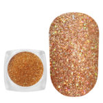 Komilfo sparkles 116, size 0.1 mm (dark gold, hologram) E, 2.5 g
