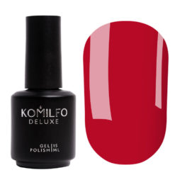 Гель-лак Komilfo Deluxe Series №D085 (малиново-красный, эмаль), 15 мл