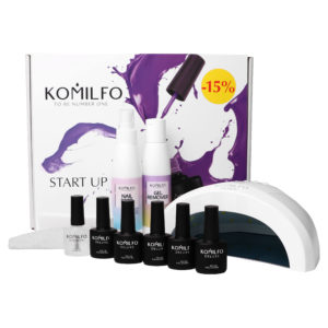 Komilfo набір для покриття гель-лаками "Start Up I" (з лампою)