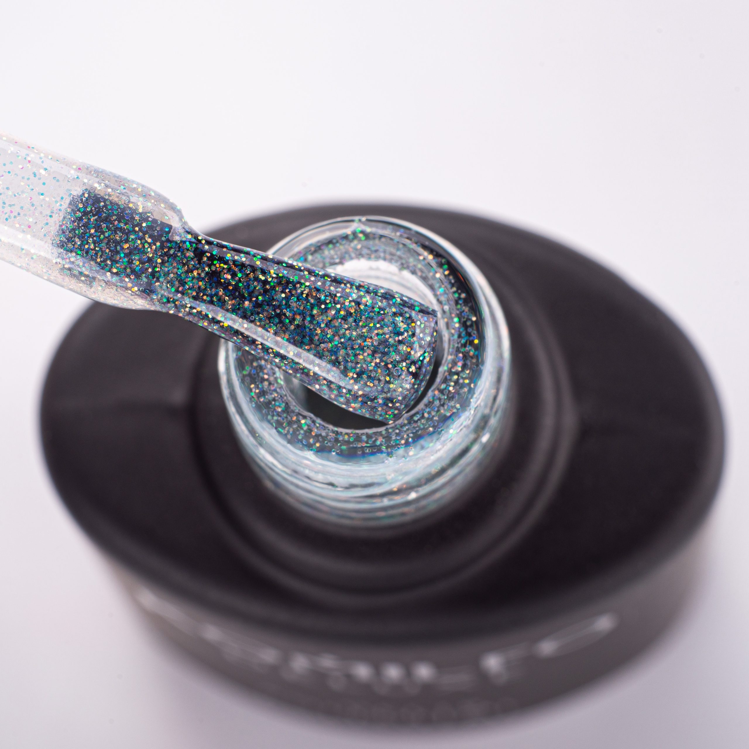 Gallery image of Gel Polish Komilfo Moon Crush 002 (orange-green sparkles, transparent), 8 ml