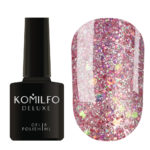 Gel Polish Komilfo Glow Attack 003 (rose gold-holographic), 8 ml