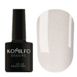 Гель-лак Komilfo Moon Crush №005 (молочный, зеленые-голубые-золотые блесточки, полупрозрачный), 8 мл