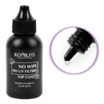 Komilfo No Wipe Top No Filters - top for gel polish without a sticky layer WITHOUT UV filters (no brush), 50 ml