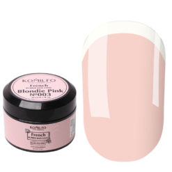 Komilfo French Rubber Base 003 Blondie Pink, 30 ml (without brush)