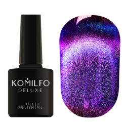 Gel polish Komilfo 9D Cat's eye 004 (purple blue, magnetic), 8 ml