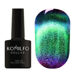Gel Polish Komilfo 9D Cat's eye 005 (emerald-wine, magnetic), 8 ml
