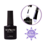 Komilfo No Wipe Rubber Top - top for gel varnish without a sticky layer with UV filters, 8 ml